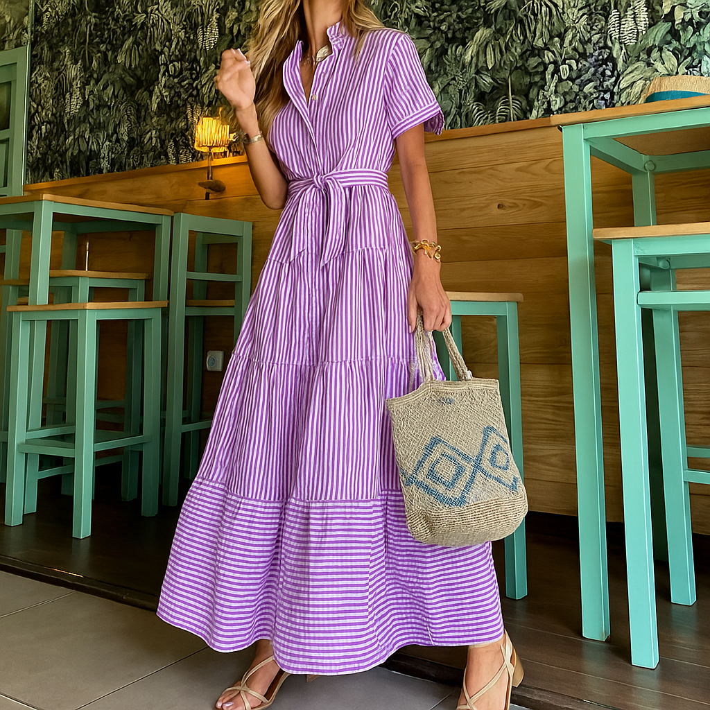 Isabel™ | Vestido de verano ligero a rayas