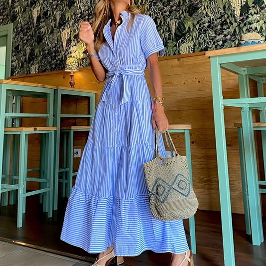 Isabel™ | Vestido de verano ligero a rayas