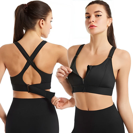 Sujetador Deportivo Mujer – Sin Costuras y Ajustable ✅